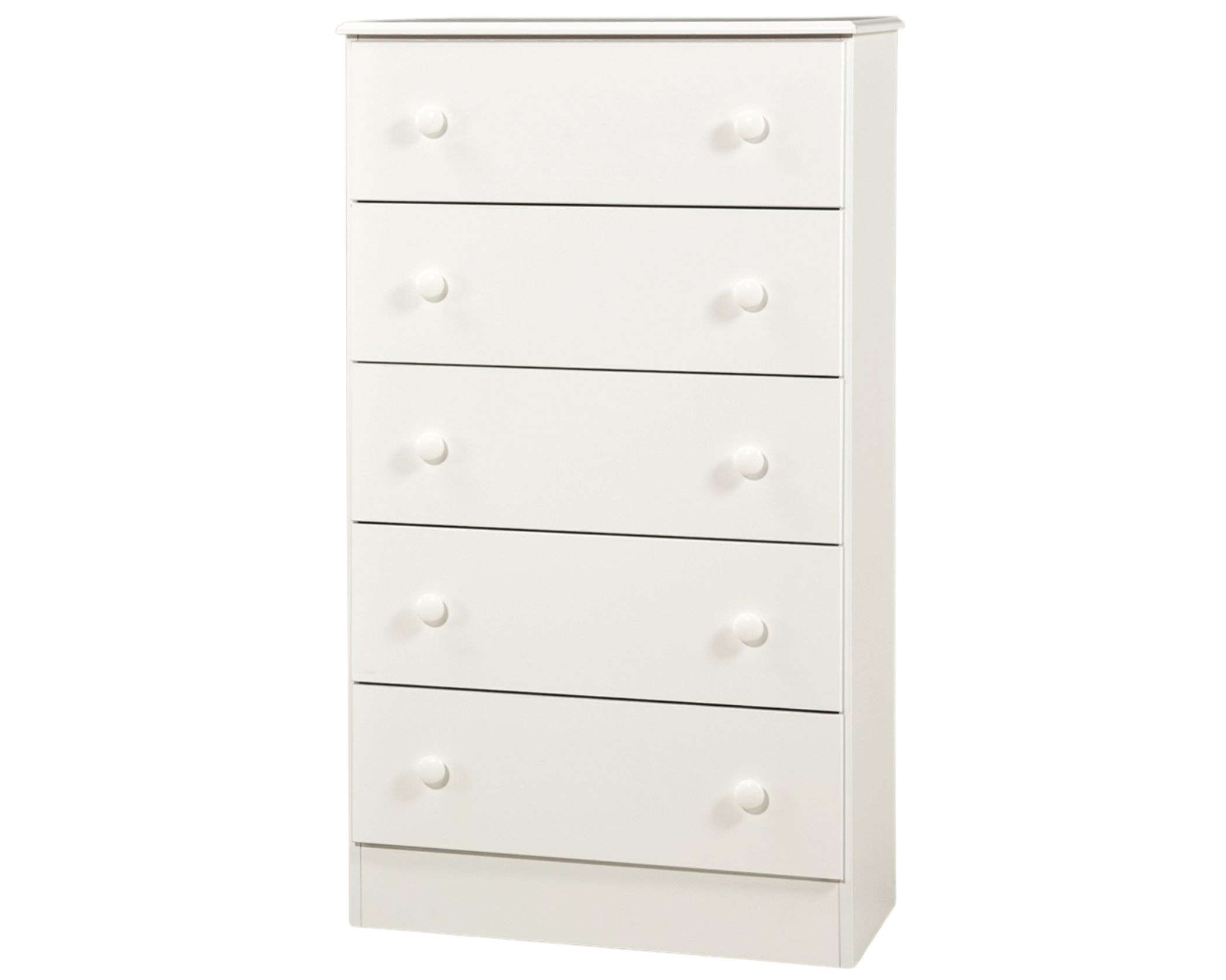 (image for) 193 5 Drawer White Chest